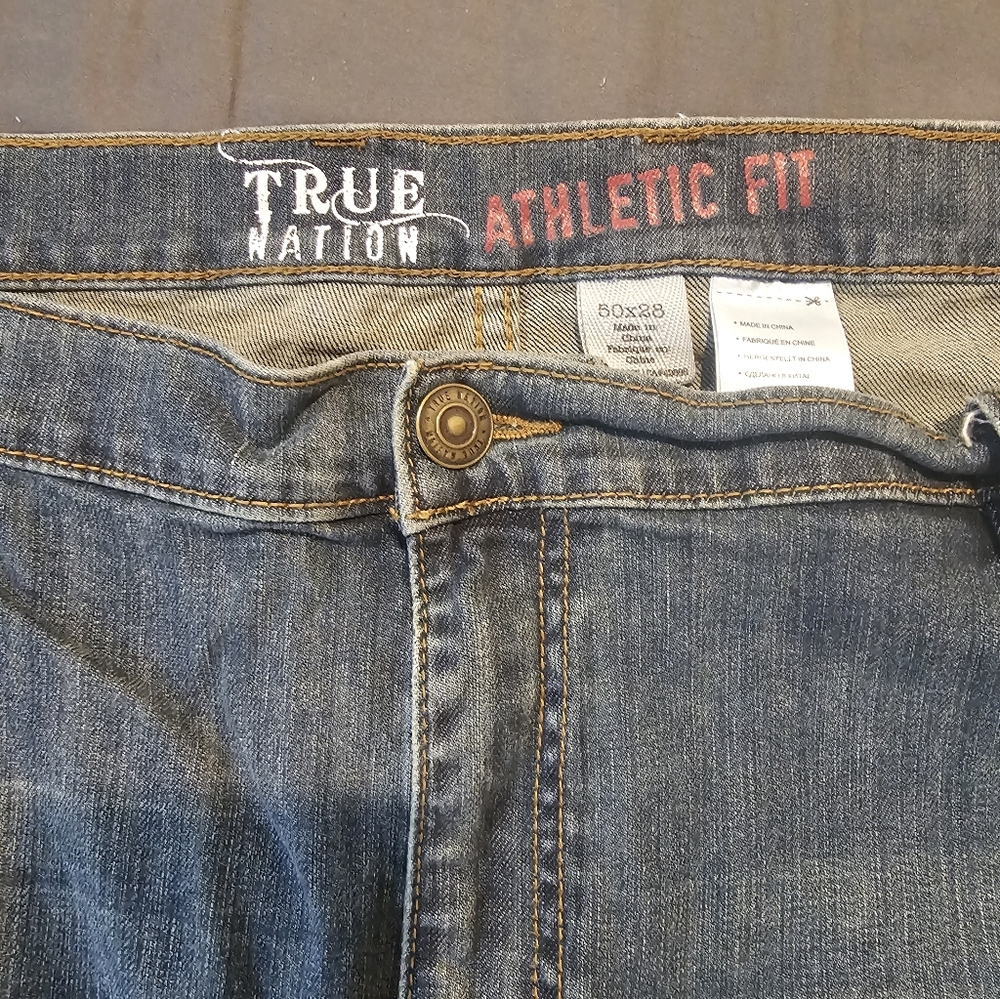 True Nation Men's Blue Jeans. 50/28
